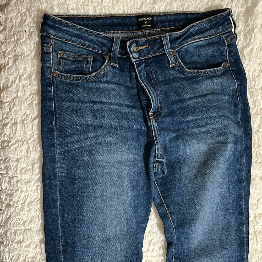 Just black denim jeans